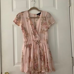 Francesca’s Floral Pink Romper